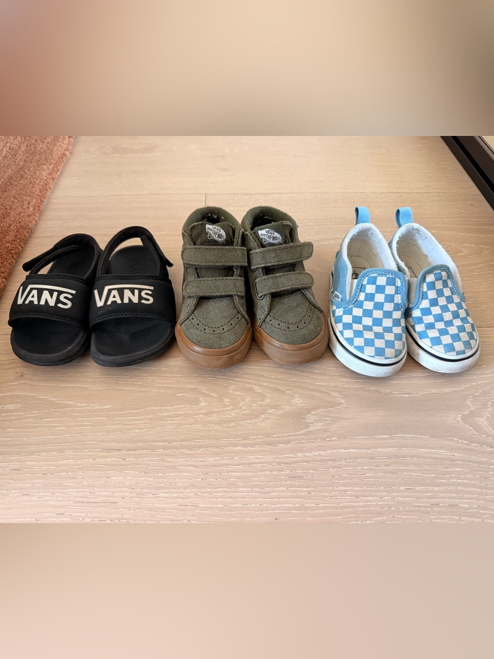 Vans Toddler shoes, 3 pairs